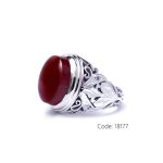 انگشتر نقره مردانه یمن - کد 18177